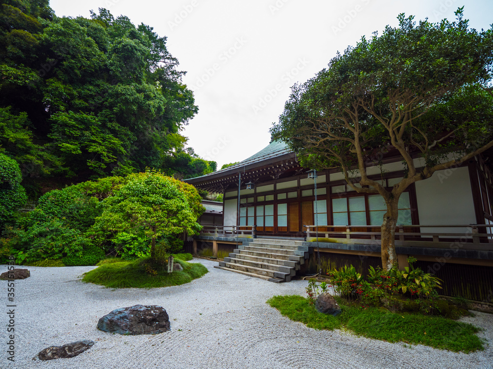 Traditional Japanese house in Kamakura - TOKYO / JAPAN - JUNE 17, 2018