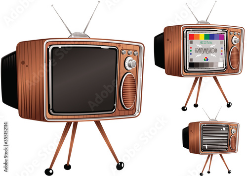 Retro television sets