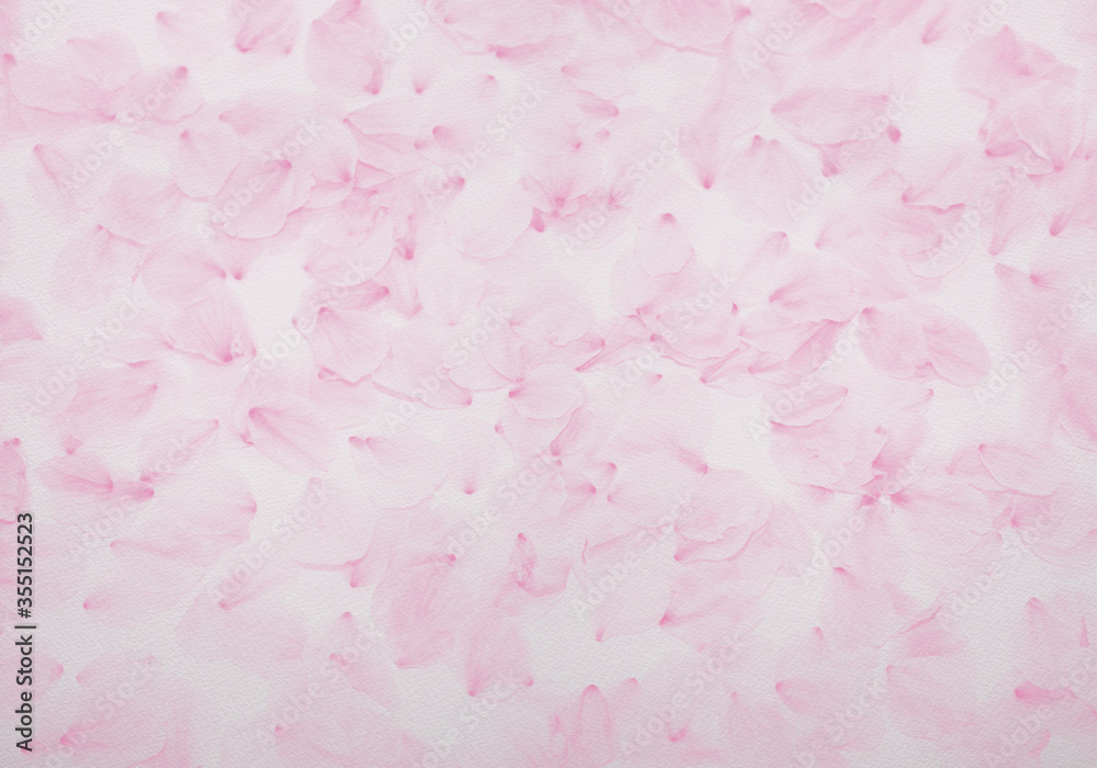 Fototapeta premium 桜和紙_005_コラージュホワイト