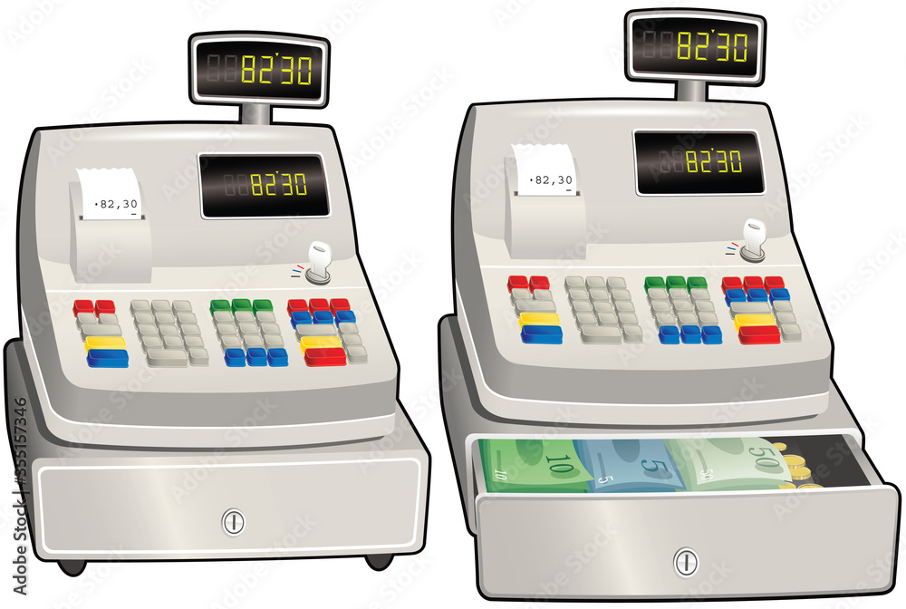 Cash register till Cash register till