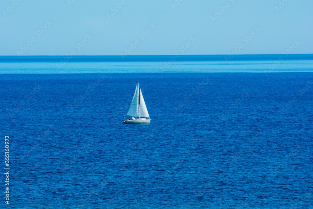 Fototapeta premium sailboat on the sea
