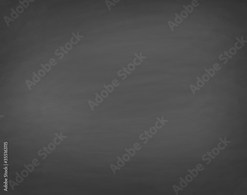 Black Chalkboard or blackboard background with more white