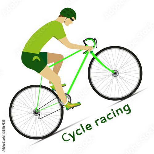 bike and man