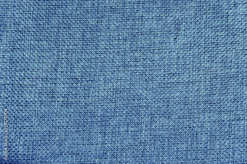 Abstract background of roughly woven fabric in blue color for design © pro2audio
