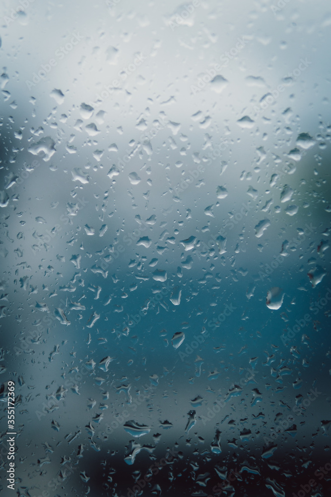 water drops on glass water drops on glass