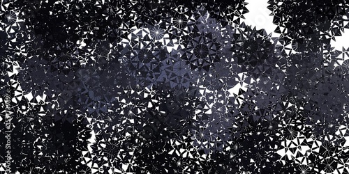 Light Gray vector backdrop with xmas snowflakes.