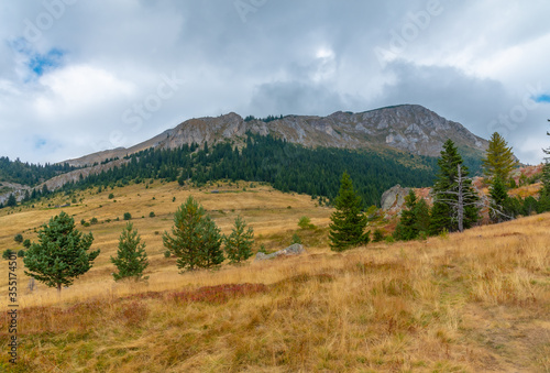 Hajla peak at Rugova mountains in Kosovo photo