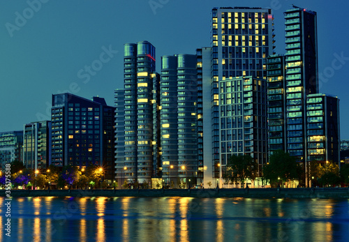 View of apartments and modern buildings © London Time