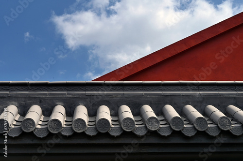 roof of the Chinese house