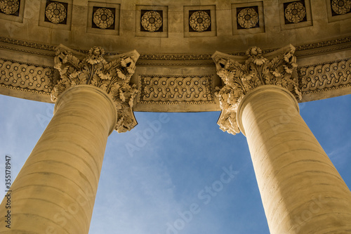 Photography Paris, France: Corinthian pillars of the Panthéon Paris