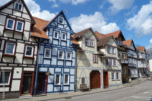 Fachwerkhäuser in der Brunnenstraße von Bad Sooden-Allendorf