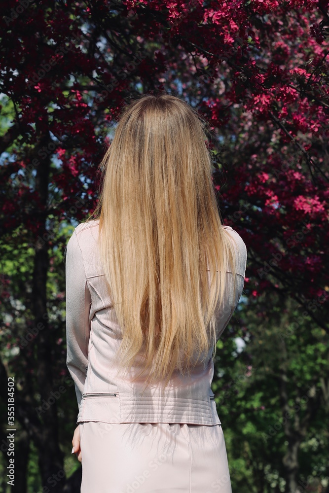 young woman in the park young woman in the park
