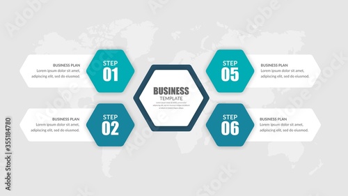 Creative Business Infographic Element Premium Vector photo