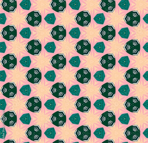 Fototapeta Naklejka Na Ścianę i Meble -  Abstract colorful seamless pattern design composition. Wallpaper, background. Eps 10
