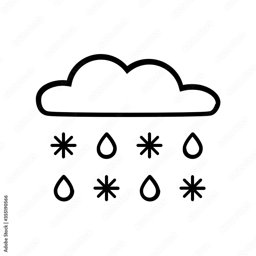 Wetter Temperatur Wolke Regen Schnee