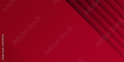 Abstract red black modern background gradient color. Red maroon and white gradient with stylish line and square decoration suit for presentation design.