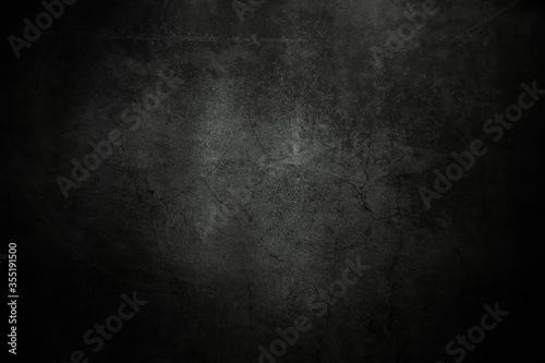 Texture of old gray concrete wall for dark background