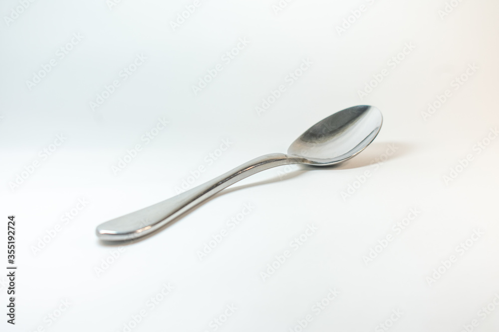 spoon on white background spoon on white background