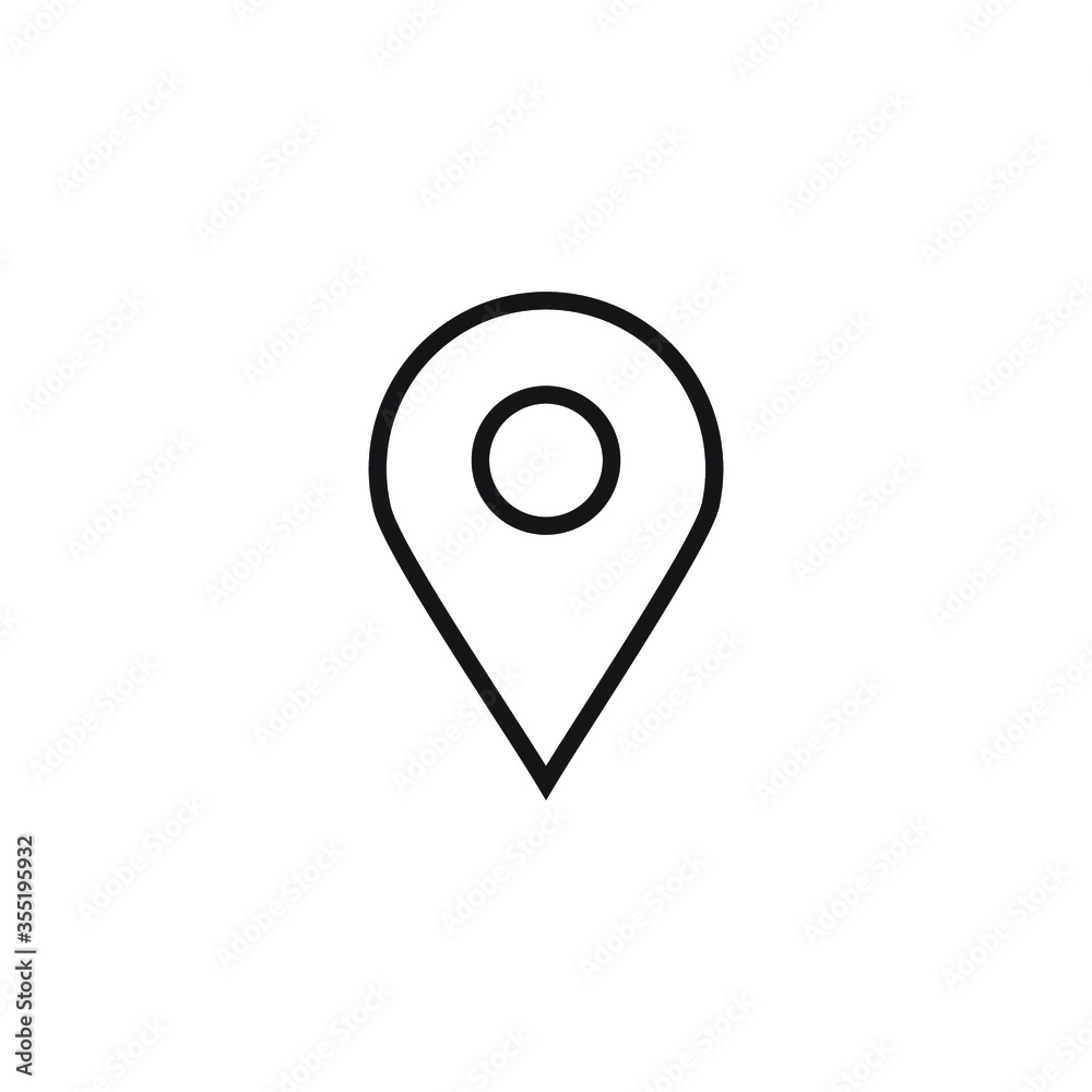 location icon vector sign symbol isolated location icon vector sign symbol isolated
