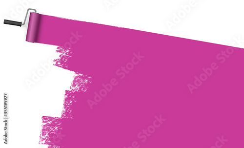 paint roller concept with marking