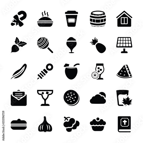 Food and Gifts Vector Icons Pack 