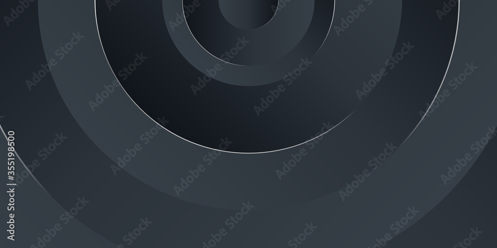 Dark black neutral circle line abstract background for presentation design Dark black neutral circle line abstract background for presentation design