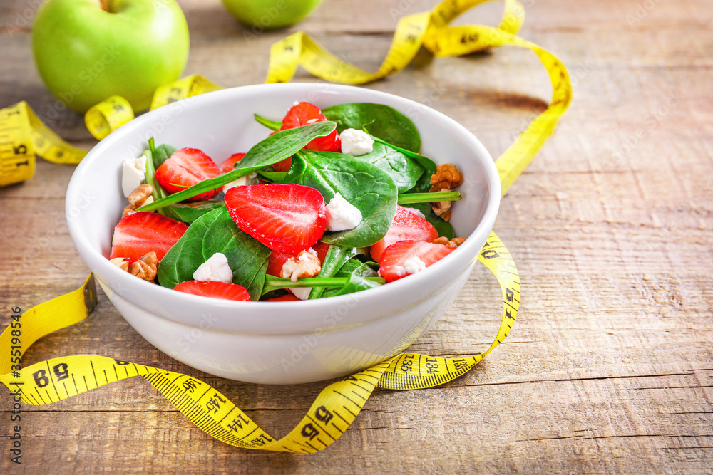 Healthy dieting strawberry salad Healthy dieting strawberry salad
