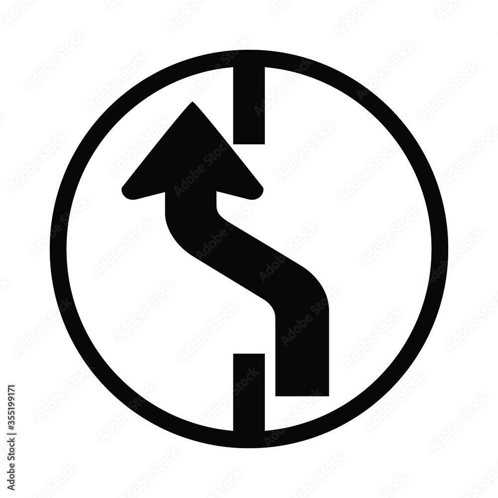Changing To Left Lane Changing To Right Lane Traffic Sign On The changing-to-left-lane-changing-to-right-lane-traffic-sign-on-the