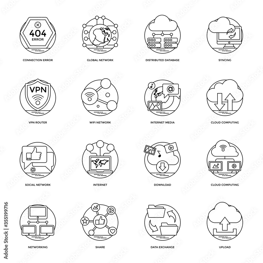Internet Icons Line Pack Internet Icons Line Pack