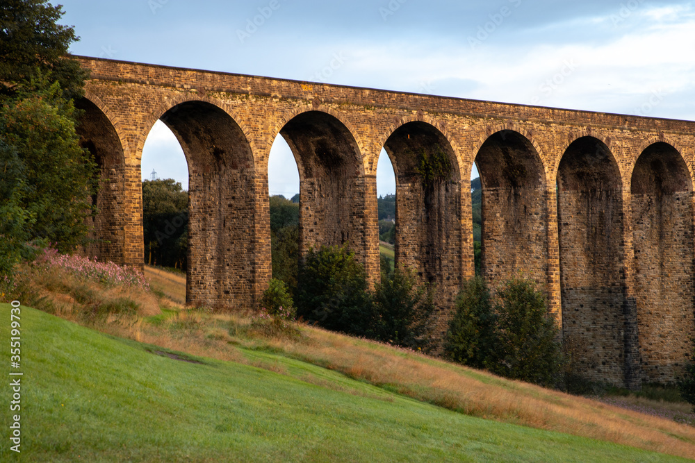 Thornton Viaduct in the Yorkshire Dales, at sunrise