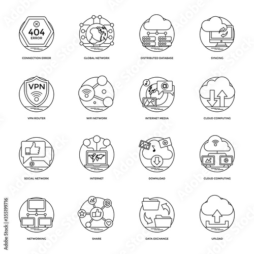 Internet Icons Line Pack 
