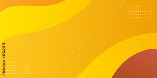 Yellow brown wave background. Beautiful wallpaper for presentation background design. Vector illustration design for presentation, banner, cover, web, flyer, card, poster, wallpaper, texture, slide