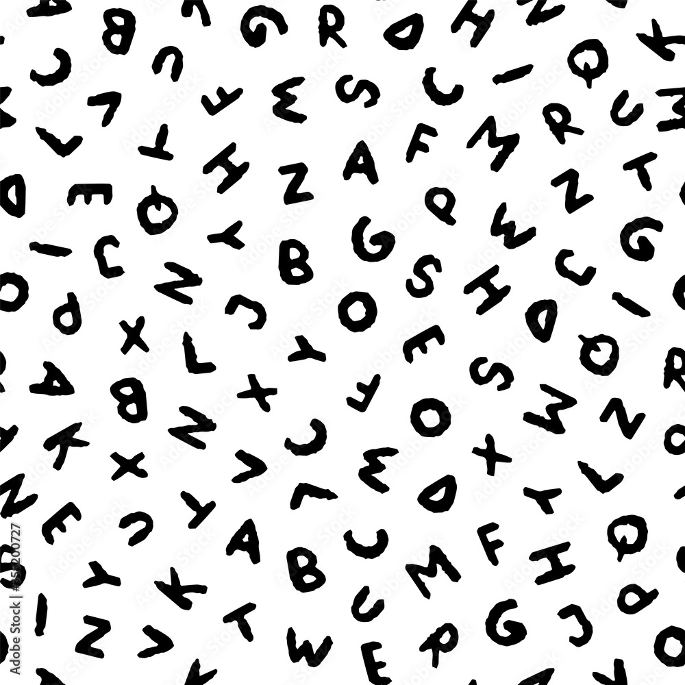 Hand drawn seamless pattern. Hand drawn seamless pattern.