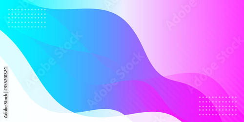 Abstract vector backgrounds with line waves. Vector illustration for presentation design.