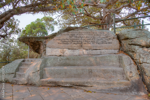 Photography Mrs Macquarie’s Chair at Sydney, Australia