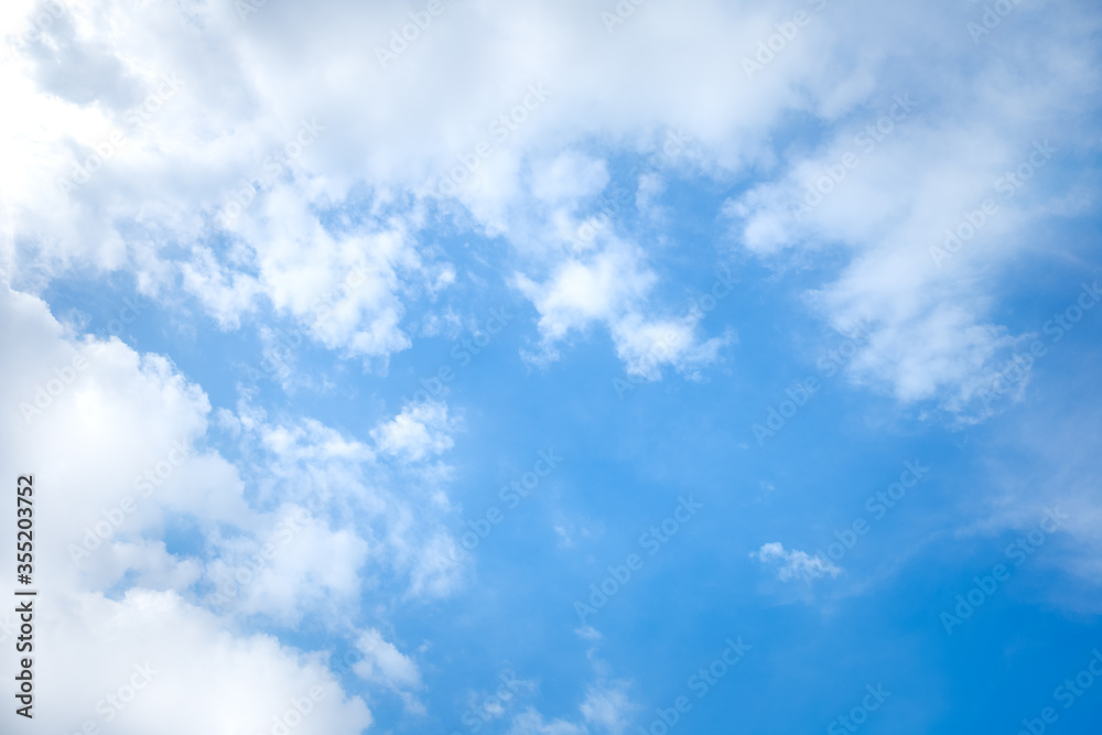 textured of cloud on blue sky