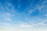 panorama white cloud with blue sky nature background
