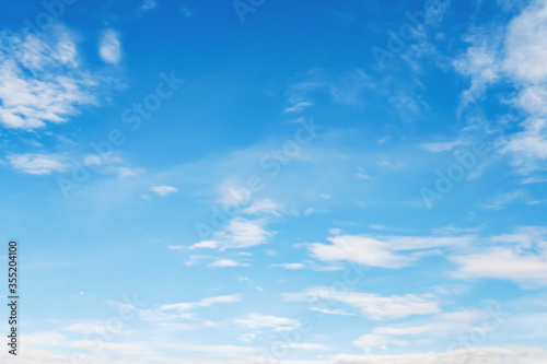 white cloud with blue sky nature landscape background