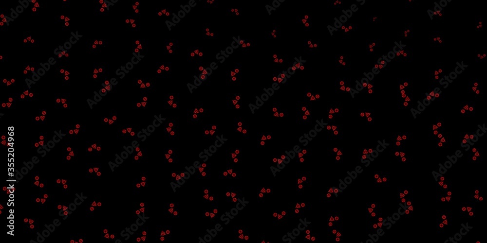 Dark Red, Yellow vector backdrop with mystery symbols. Dark Red, Yellow vector backdrop with mystery symbols.