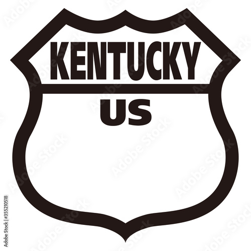 全米50州 国道標識板　US ROUTE SIGHN BOARD Kentucky ケンタッキー州