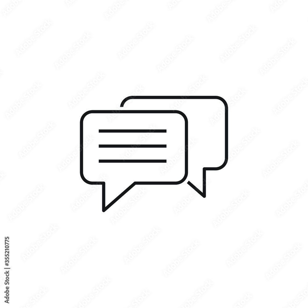 dialog icon vector sign symbol isolated dialog icon vector sign symbol isolated