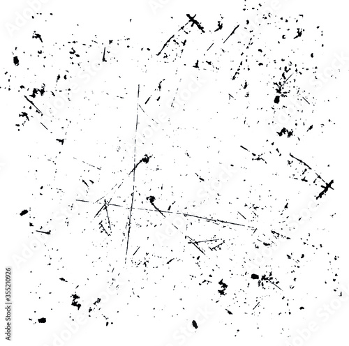 Vector grunge background. Effect texture of fine dust particles, scratches, scuffs. Element with the ability to overlay and change color.