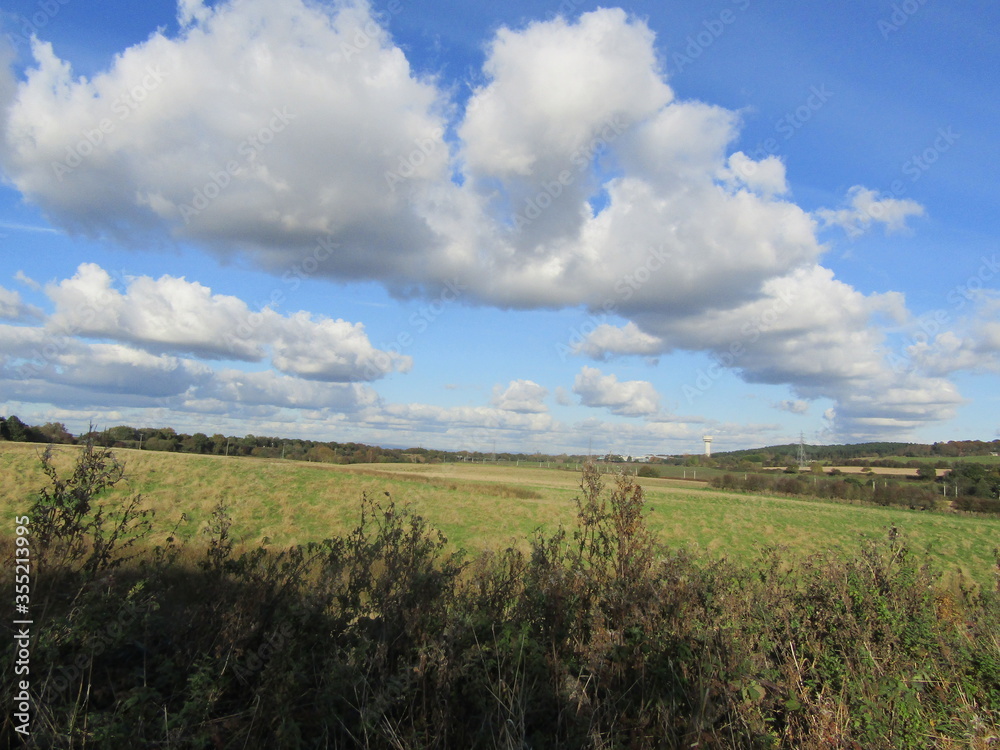 field and sky field and sky
