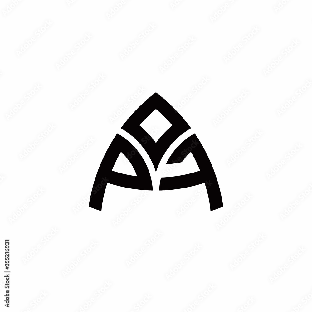 PF monogram logo with modern triangle style design template PF monogram logo with modern triangle style design template