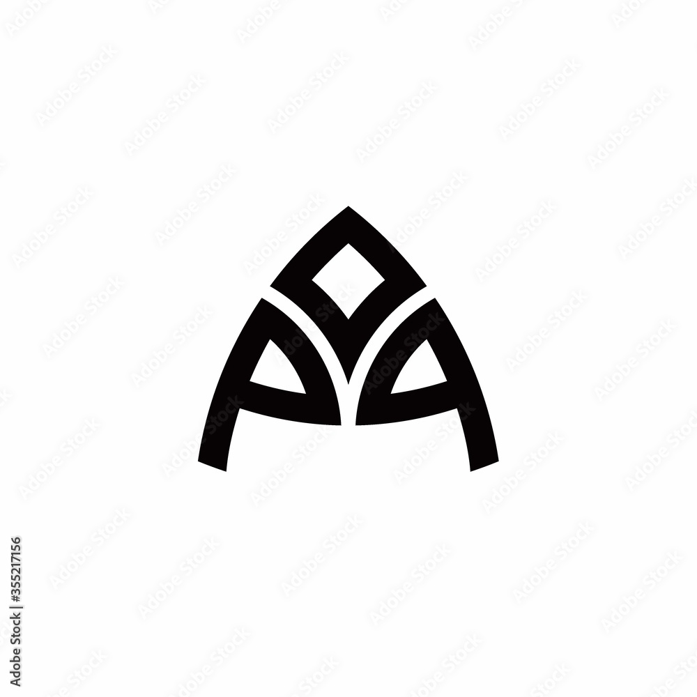 PP monogram logo with modern triangle style design template PP monogram logo with modern triangle style design template