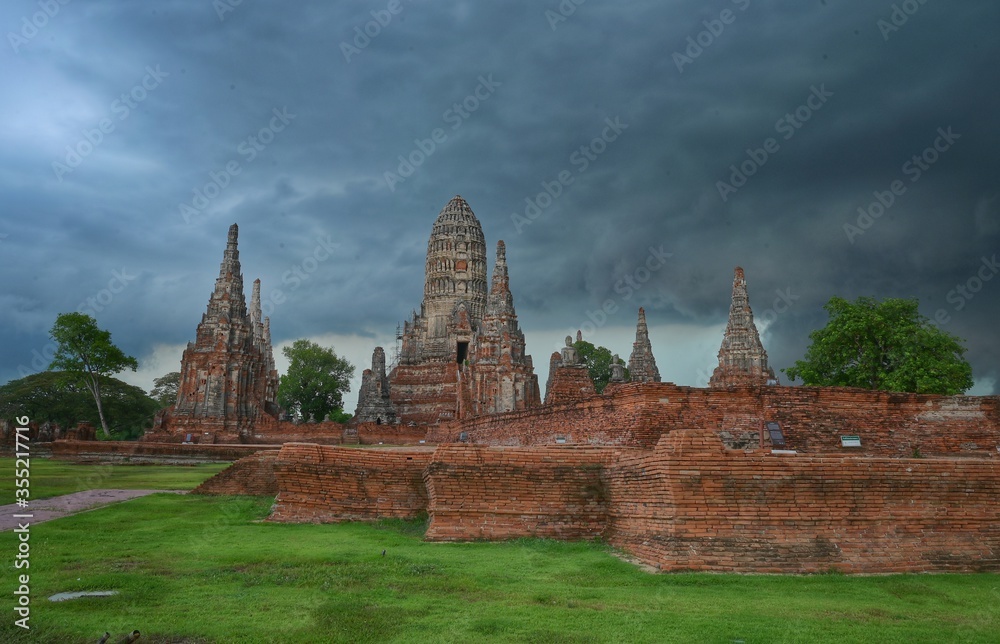 Fototapeta premium wat phra si sanphet in ayutthaya thailand