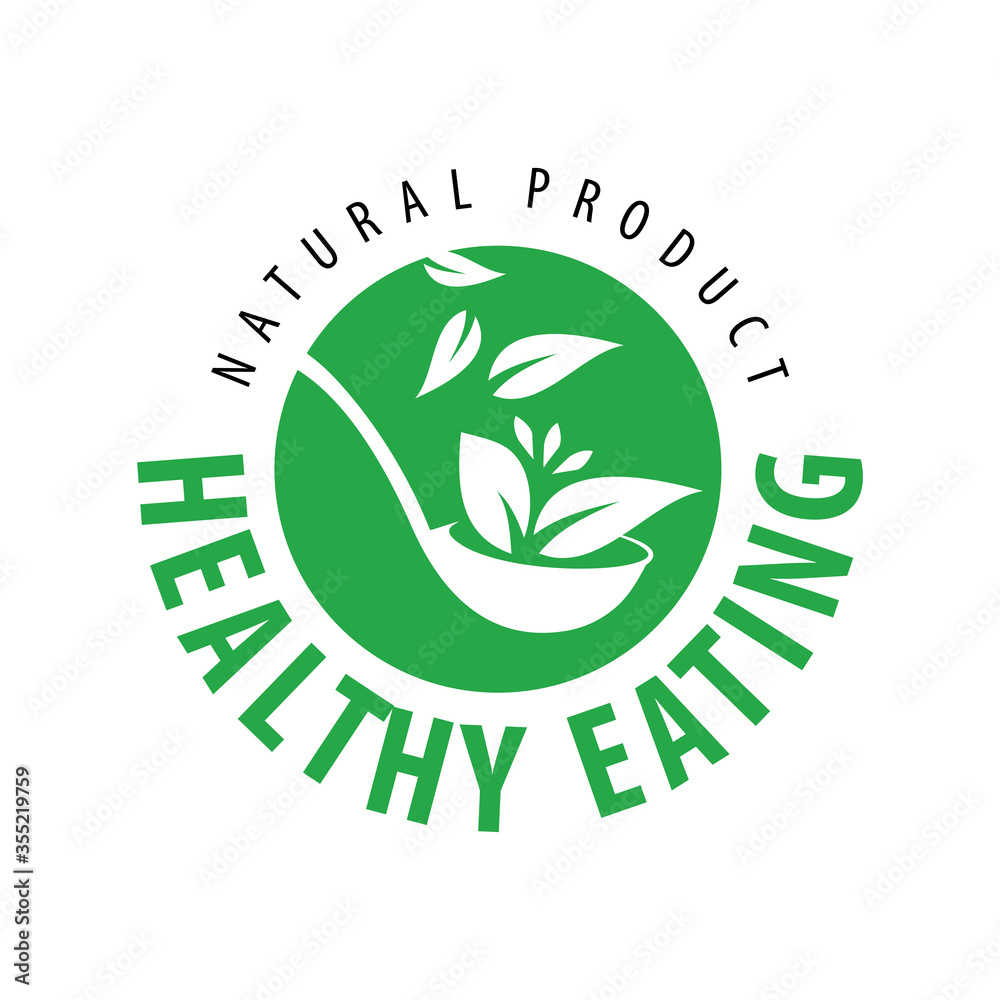 vector logo healthy eating vector logo healthy eating