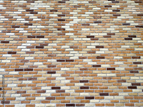 Brown brick wall background