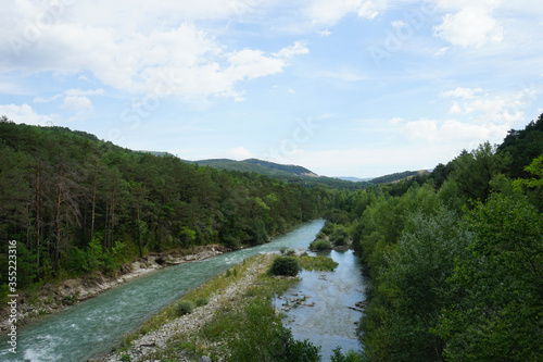 The long Verdon River in south-eastern France