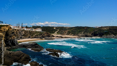 A view from the village Zambujeira do Mar from the Oces photo